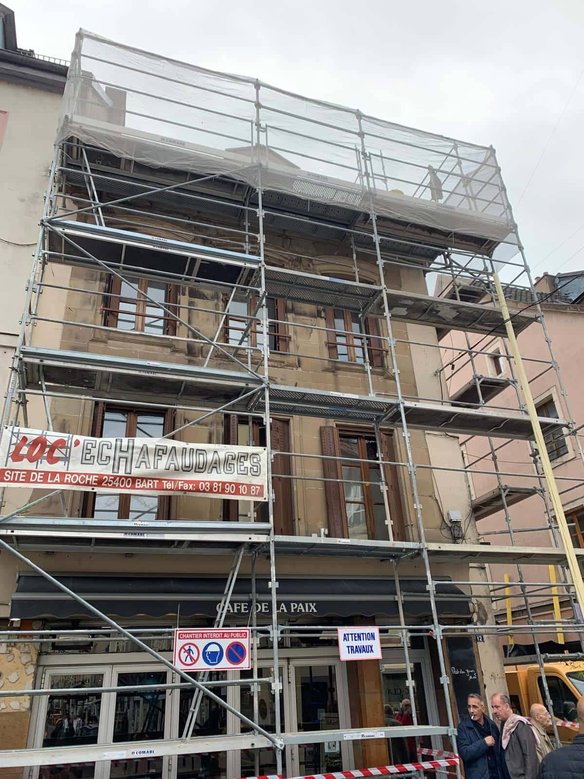 Chantier Loc-Echafaudages